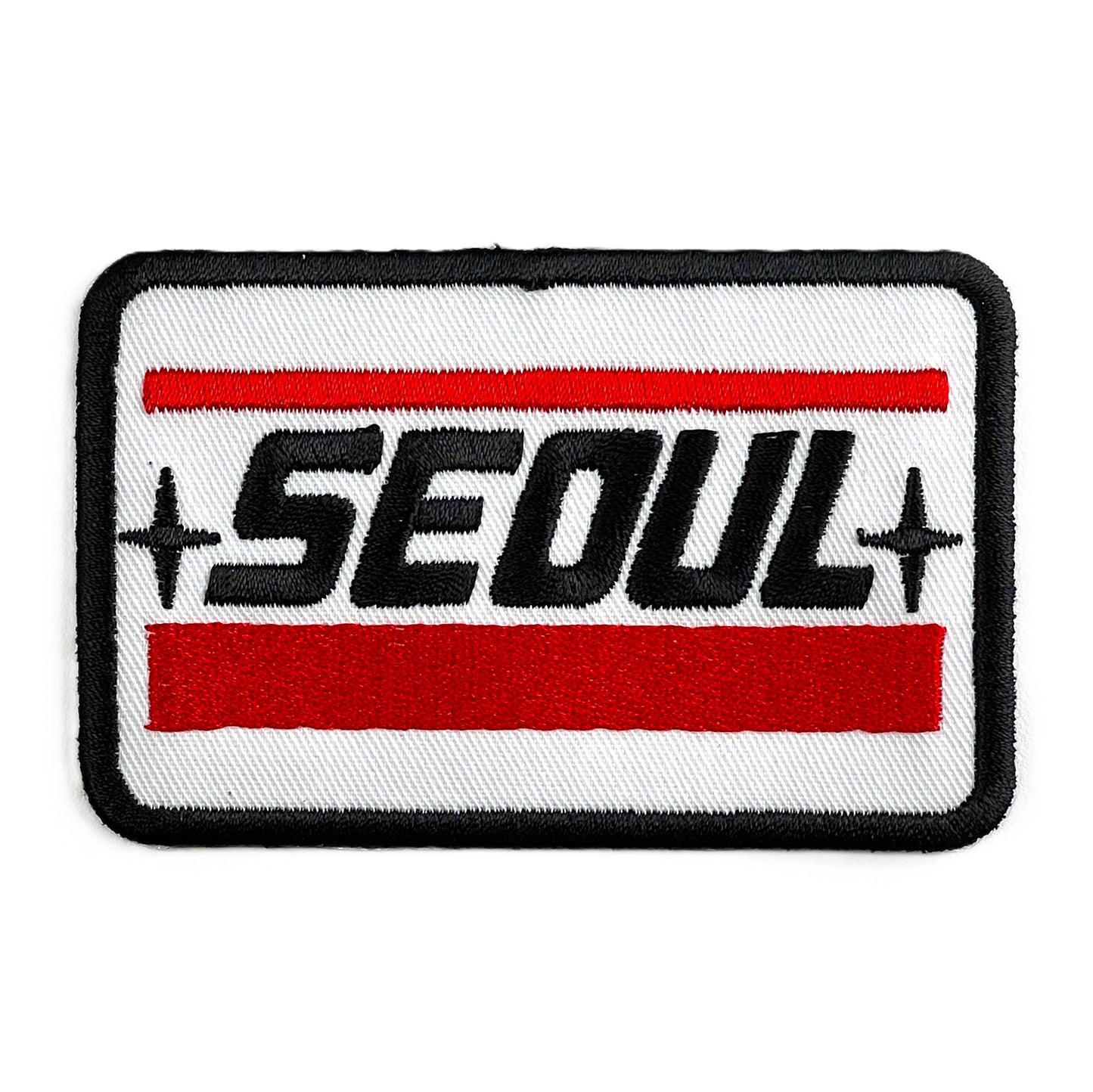 Rumi's Seoul Embroidered Patch; K-Pop Demon Hunters-Inspired 3.5" x 2.25" Iron-on Badge Korea