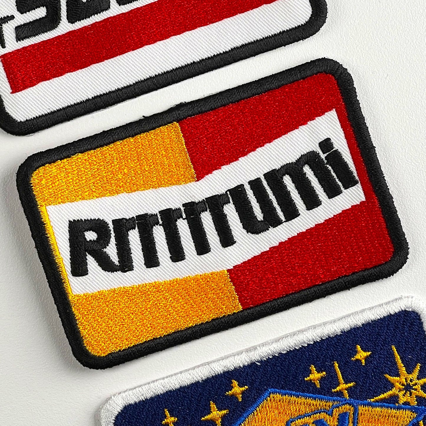 Rrrrrrumi Embroidered Patch K-Pop Demon Hunters-Inspired Rumi 3.5" x 2.25" Iron-On Patch!