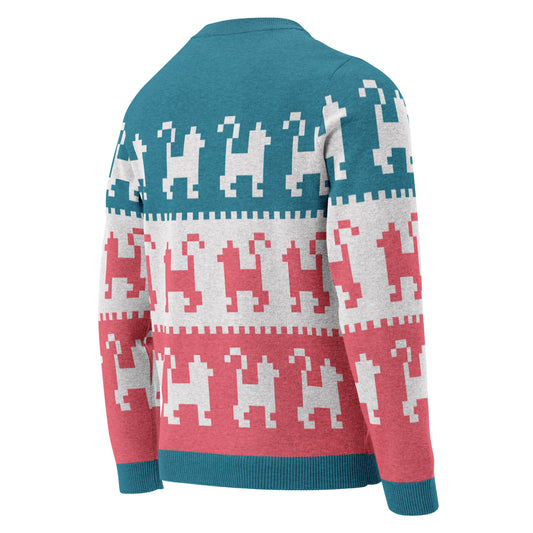 CMF 27 Crazy Cat Lover Knitted Crew Neck Sweater