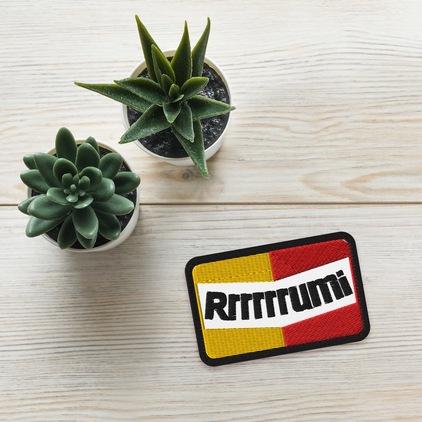 Rrrrrrumi Embroidered Patch K-Pop Demon Hunters-Inspired Rumi 3.5" x 2.25" Iron-On Patch!