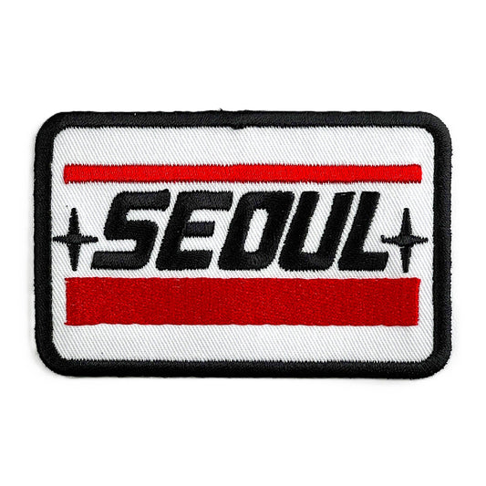 Rumi's Seoul Embroidered Patch; K-Pop Demon Hunters-Inspired 3.5" x 2.25" Iron-on Badge Korea