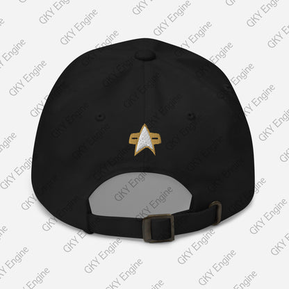 USS Voyager NCC-74656 Dad Hat - Embroidered Ship Hat
