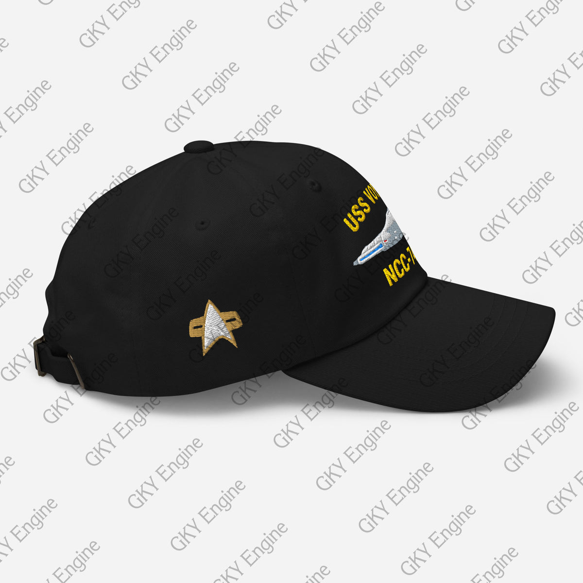 USS Voyager NCC-74656 Dad Hat - Embroidered Ship Hat