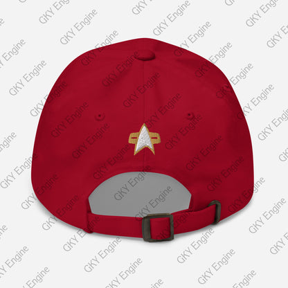 USS Voyager NCC-74656 Dad Hat - Embroidered Ship Hat
