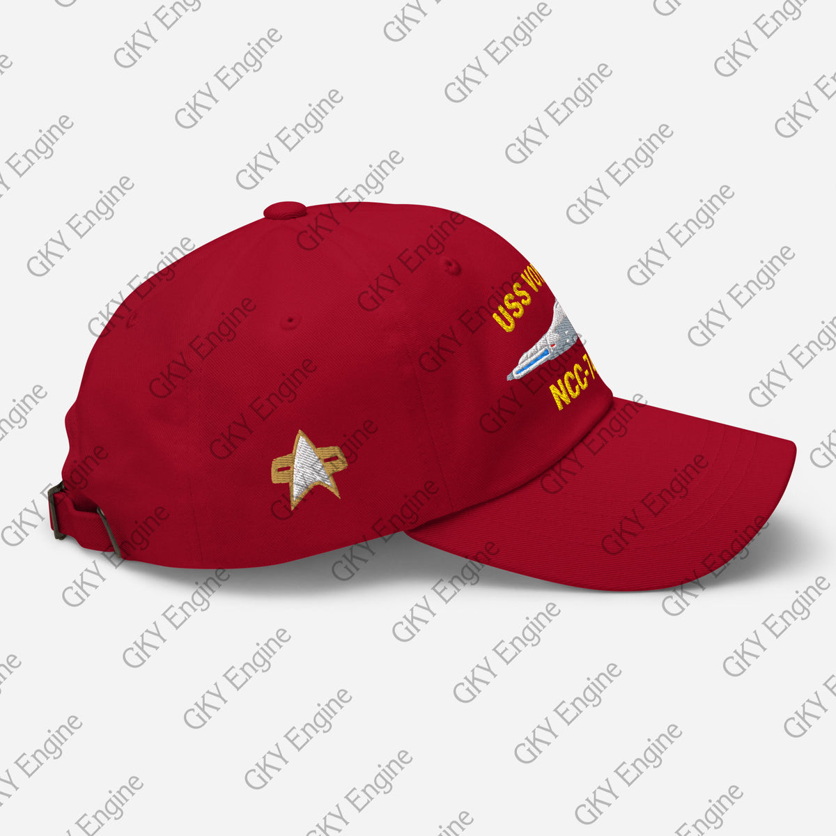 USS Voyager NCC-74656 Dad Hat - Embroidered Ship Hat