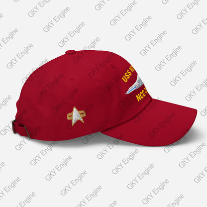 USS Voyager NCC-74656 Dad Hat - Embroidered Ship Hat