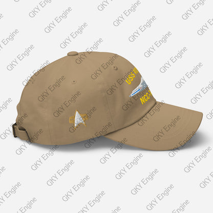 USS Voyager NCC-74656 Dad Hat - Embroidered Ship Hat