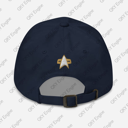 USS Voyager NCC-74656 Dad Hat - Embroidered Ship Hat