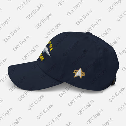 USS Voyager NCC-74656 Dad Hat - Embroidered Ship Hat
