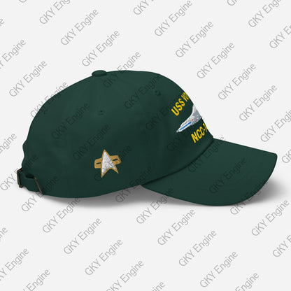 USS Voyager NCC-74656 Dad Hat - Embroidered Ship Hat