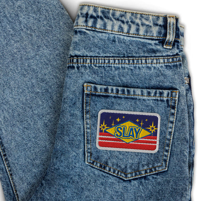 Rumi's SLAY Embroidered Patch