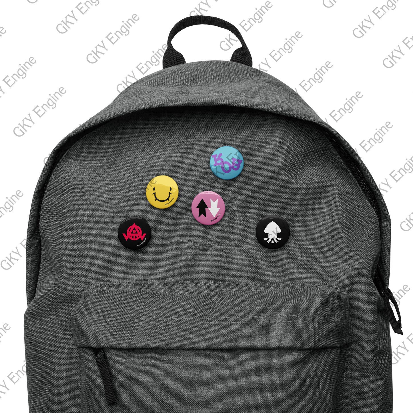 Splatsville Small Pin Set A: 5pc Cosplay Gamer Can Badges (1.25 inch)