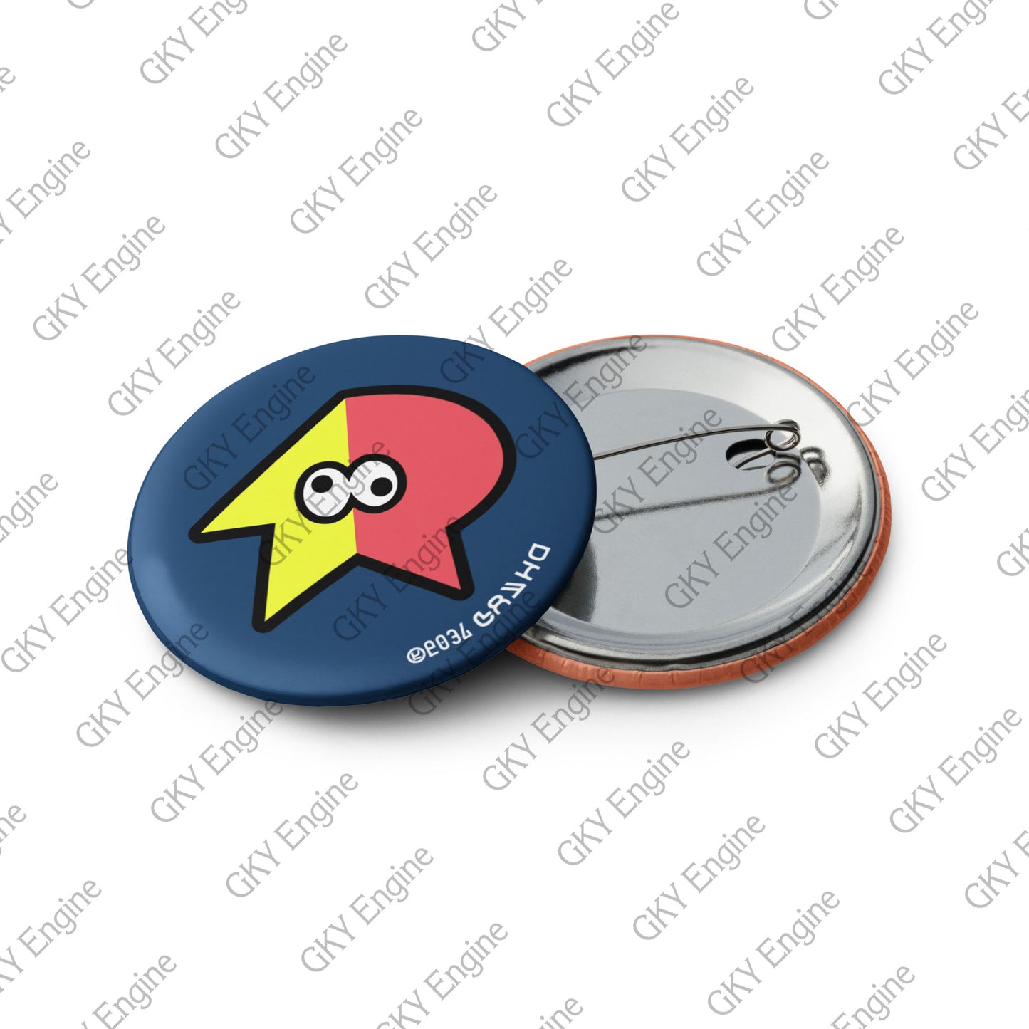 Splatsville Large Pin Set A: 5pc Cosplay Gamer Can Badges (2.25 inch)