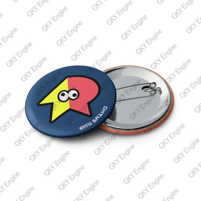 Splatsville Large Pin Set A: 5pc Cosplay Gamer Can Badges (2.25 inch)